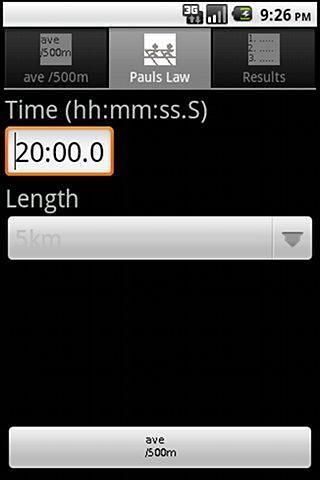 Rowing Calculator截图2