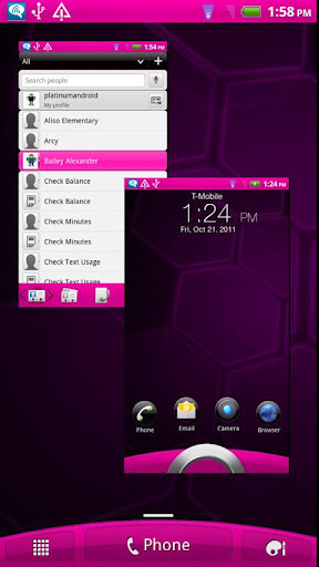 PinkHoneyComb Sense3.0Skin截图3