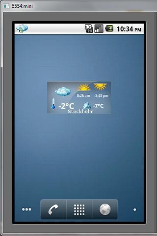 Weather in Status Bar截图3