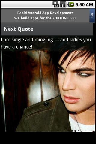 Adam Lambert Quotes截图2