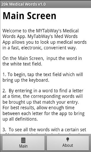 Medical Words Lite截图1