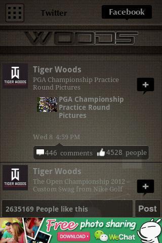 Tiger Woods Fan App截图8