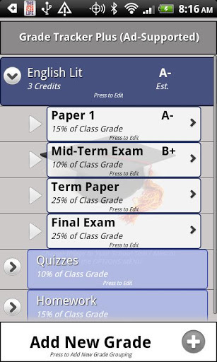 Grade Tracker Plus截图3