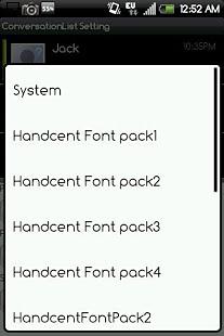 Handcent Font Pack5截图3