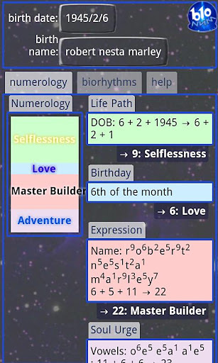 Bio Numerology截图5