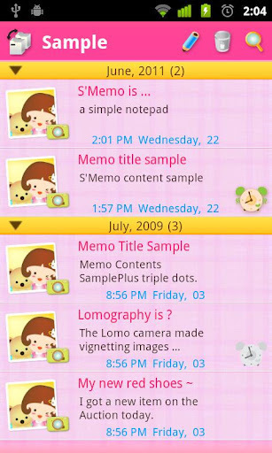 S`Memo Lite(free)截图2