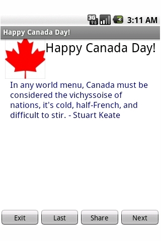 Happy Canada Day!截图1