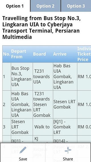 KL Transport Planner截图6