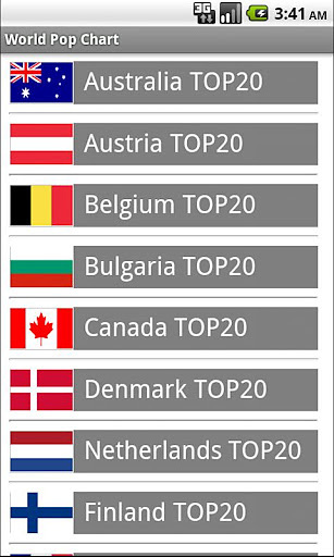 World Pop Chart截图2