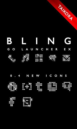 BlackBling GoLauncher EX Theme截图1