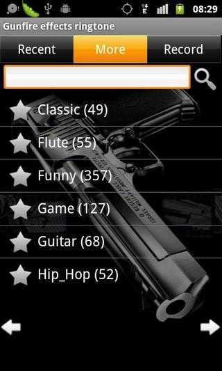 Gunfire effects ringtone截图2