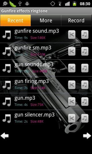 Gunfire effects ringtone截图3