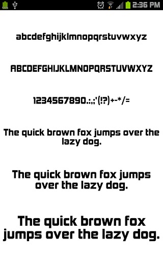 Bold Pack for FlipFont® free截图1