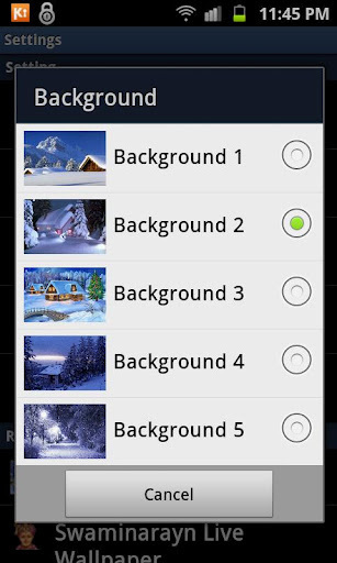 Galaxy S3 Snowfall LWP截图3