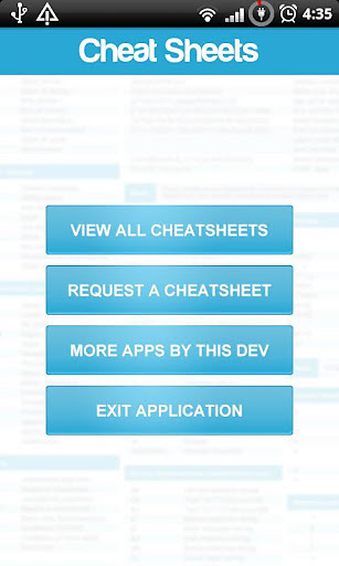 Cheat Sheets Lite截图1