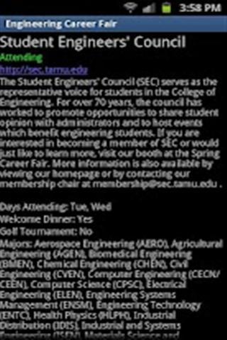 Engineering Career Fair App截图1