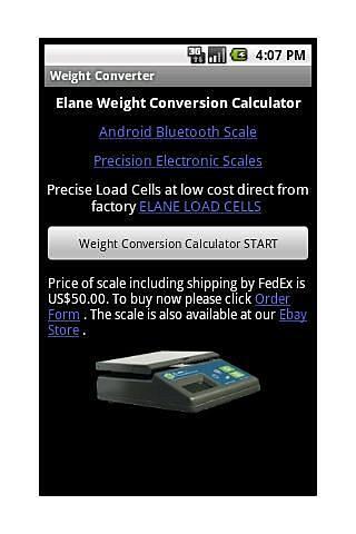 ELANE.NET Weight Converter截图2