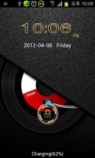 B.Gold GO Locker Theme截图6