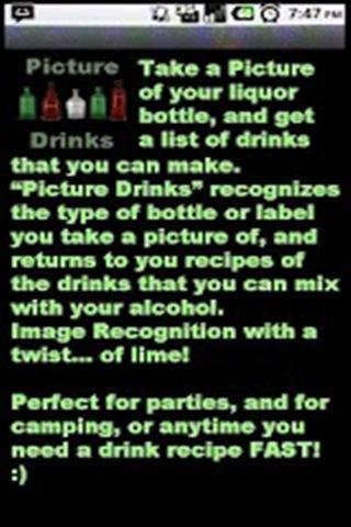 Picture Drinks Recipe App截图2