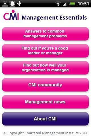 CMI Management Essentials截图6