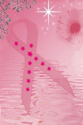 Rippling Breast Cancer Ribbon Live Wallpaper截图1