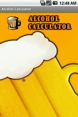 Simple Alcohol Calculator截图1