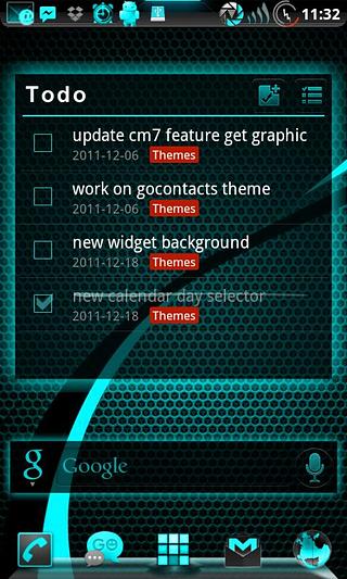 GOWidget ElectricCyan ICS-Free截图4