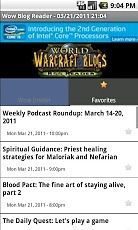 World Of Warcraft Blog Reader截图1