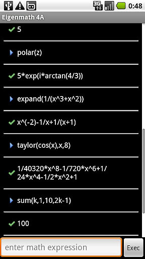 Eigenmath 4A free截图5