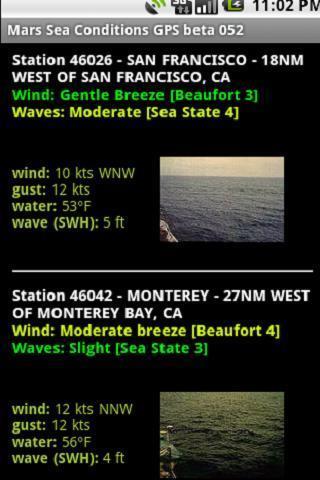 Mars Sea Conditions GPS beta 053截图1