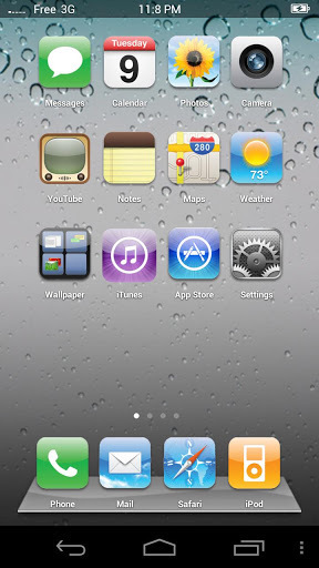 Fake iPhone Launcher Free截图1