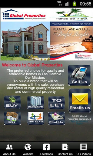 GLOBAL PROPERTIES GAMBIA APP截图1