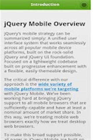 Jquery Mobile Reference截图2