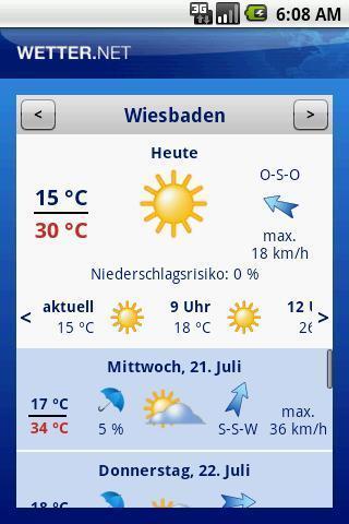 wetter.net截图2