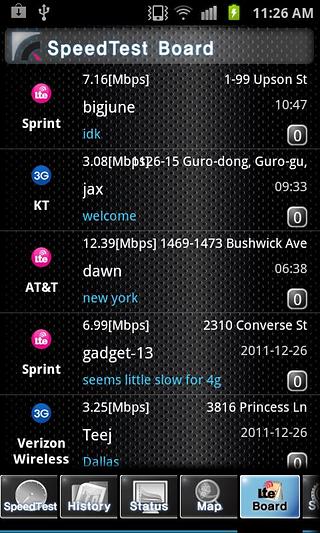 LTE 转速测量（LTE，WIFI，4G，3G）截图2