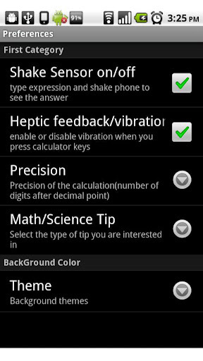 Calculator with shake截图2