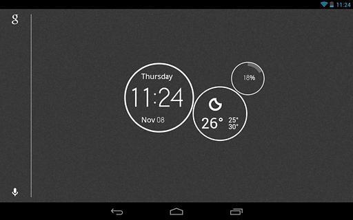 UCCW Skin - MotoBean Clock截图3