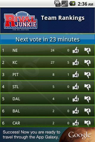 Rival Junkie - NFL截图4
