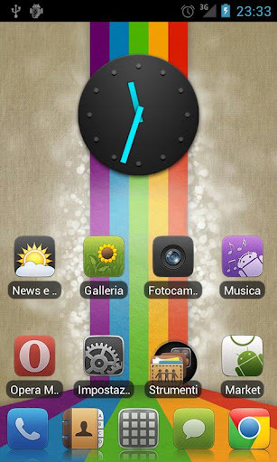 Cyanogen Analog Clock Widgets截图2