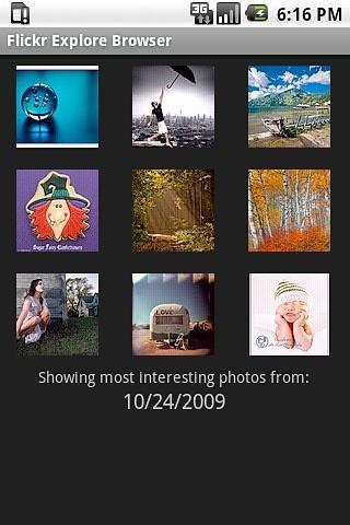 Flickr的探索浏览器截图2