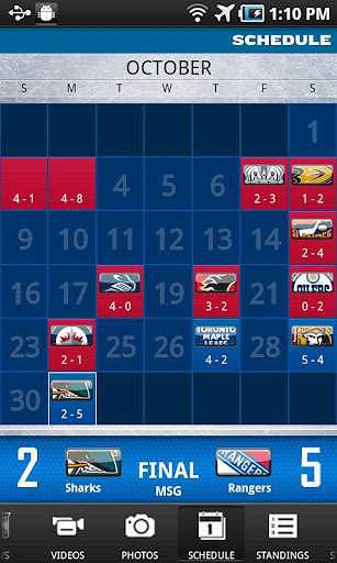 New York Rangers Official App截图5