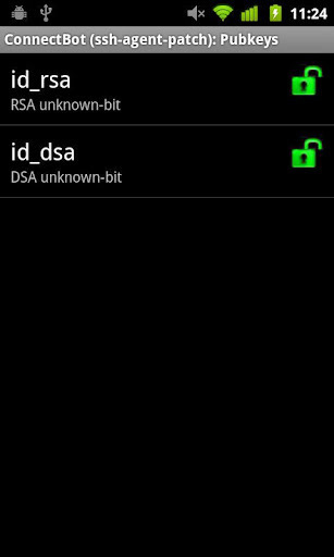 ConnectBot (ssh-agent)截图1