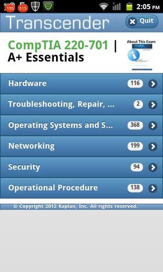 TranscenderFlash CompTIA A+截图1