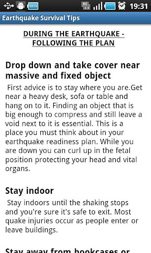 Earthquake Survival Tips截图4