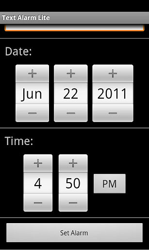 Text Alarm Lite截图3