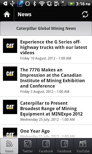 Caterpillar at MINExpo 2012截图1