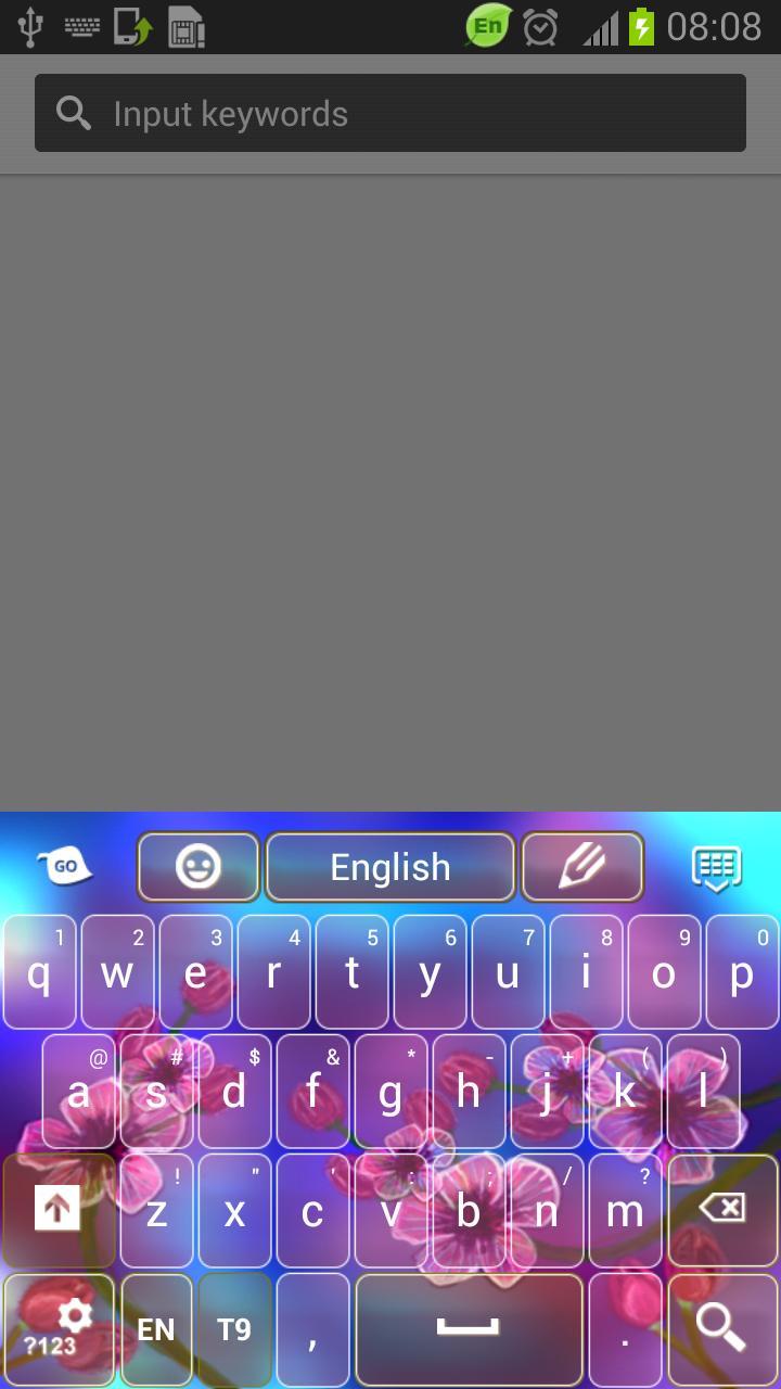 Cherry Flowers Keyboard截图2