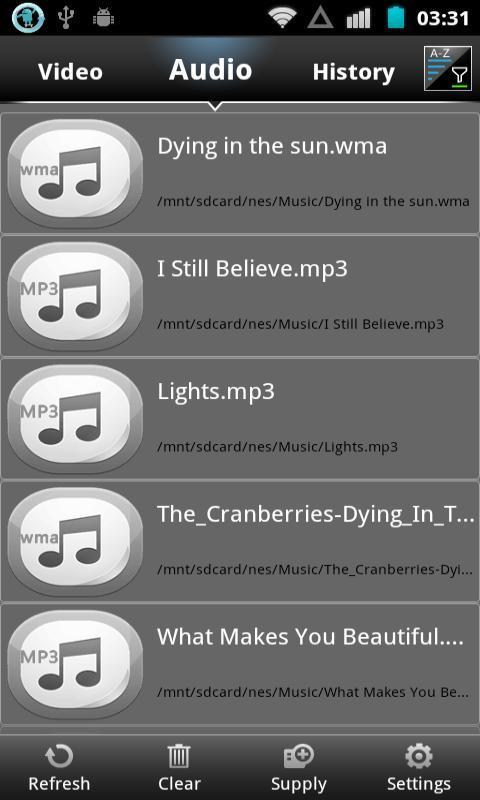 MP3 WMA WAV Music Player截图1