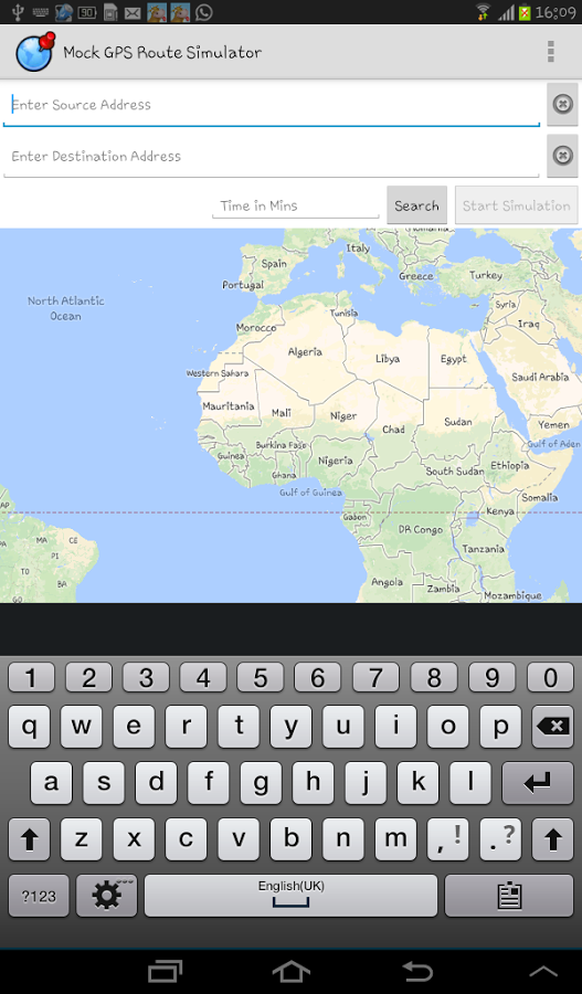 Mock GPS Route Simulator截图3