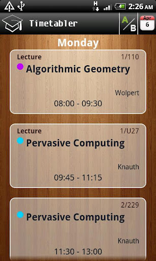 Timetabler Class Schedule截图7